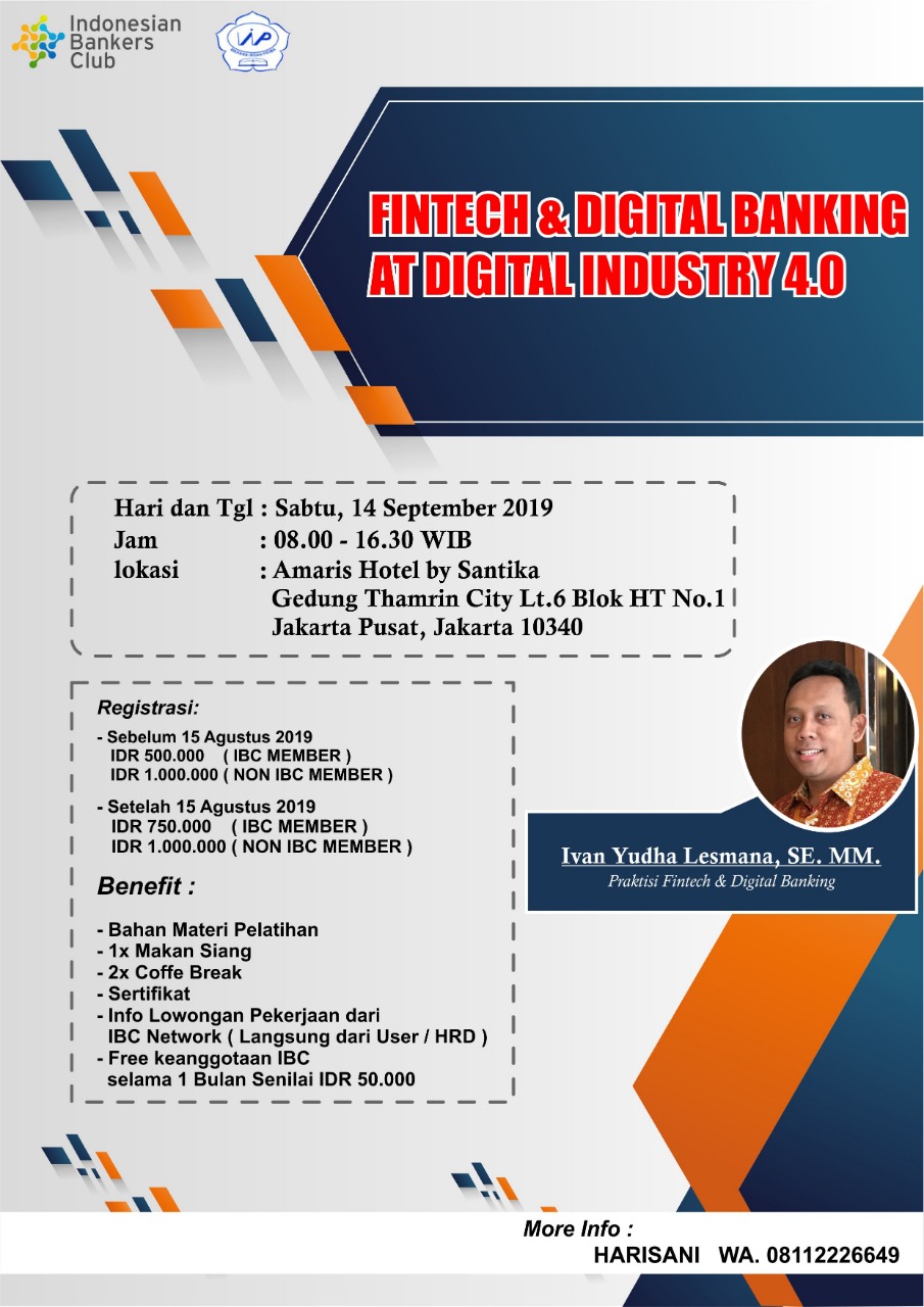 Fintech & Digital Banking at Digital Industry 4.0