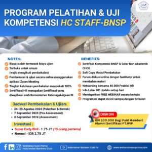 Sertifikasi Human Resources (HR) - Wahana Insan Prima